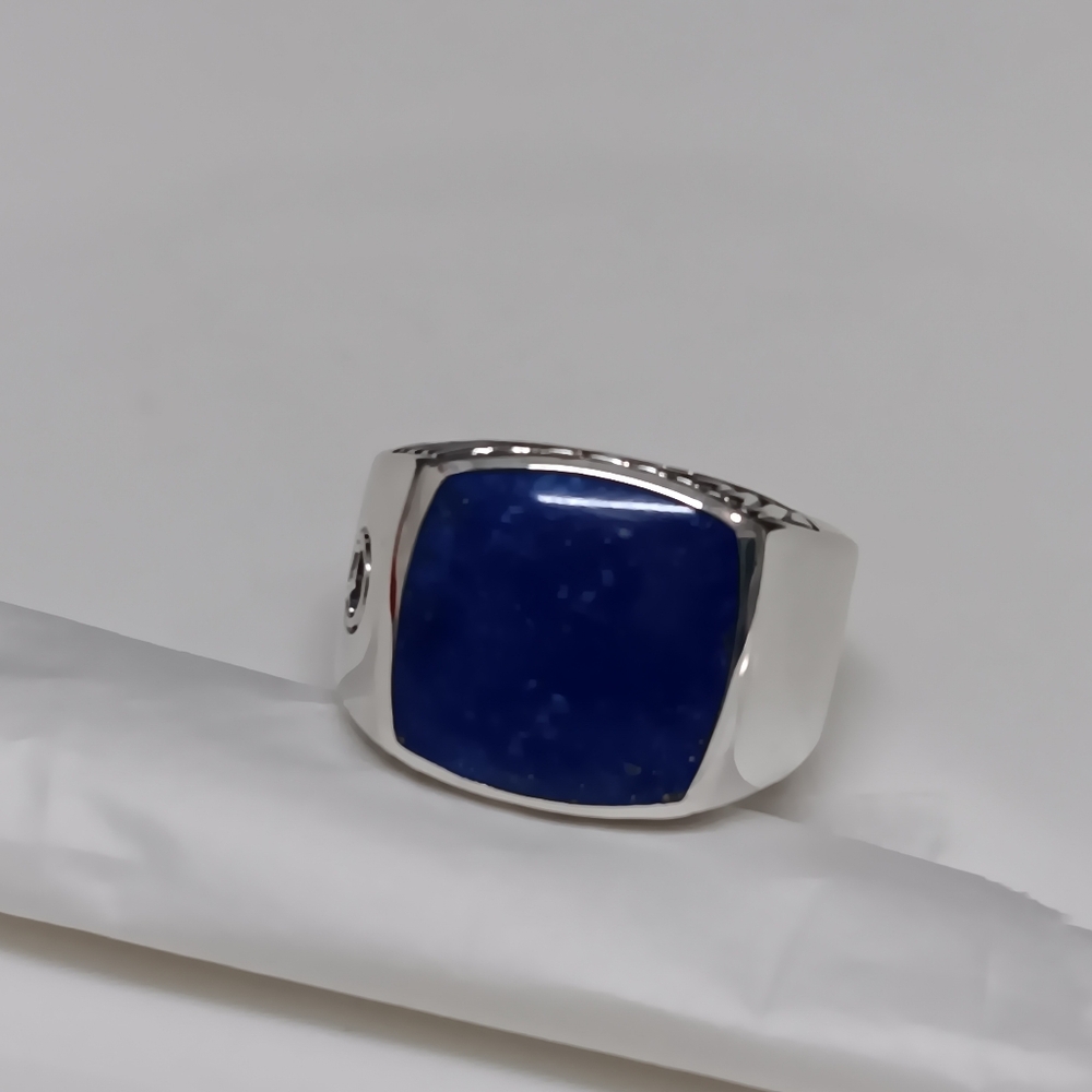 David Yurman Men's ring with Lapiz Lazuli
